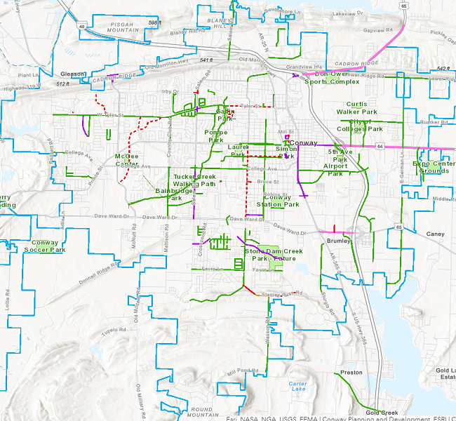 Conway Arkansas Zoning Map City Of Conway Gis/Data Hub